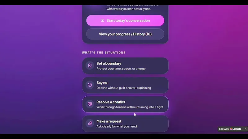 Saylo screenshot 1 (video preview)