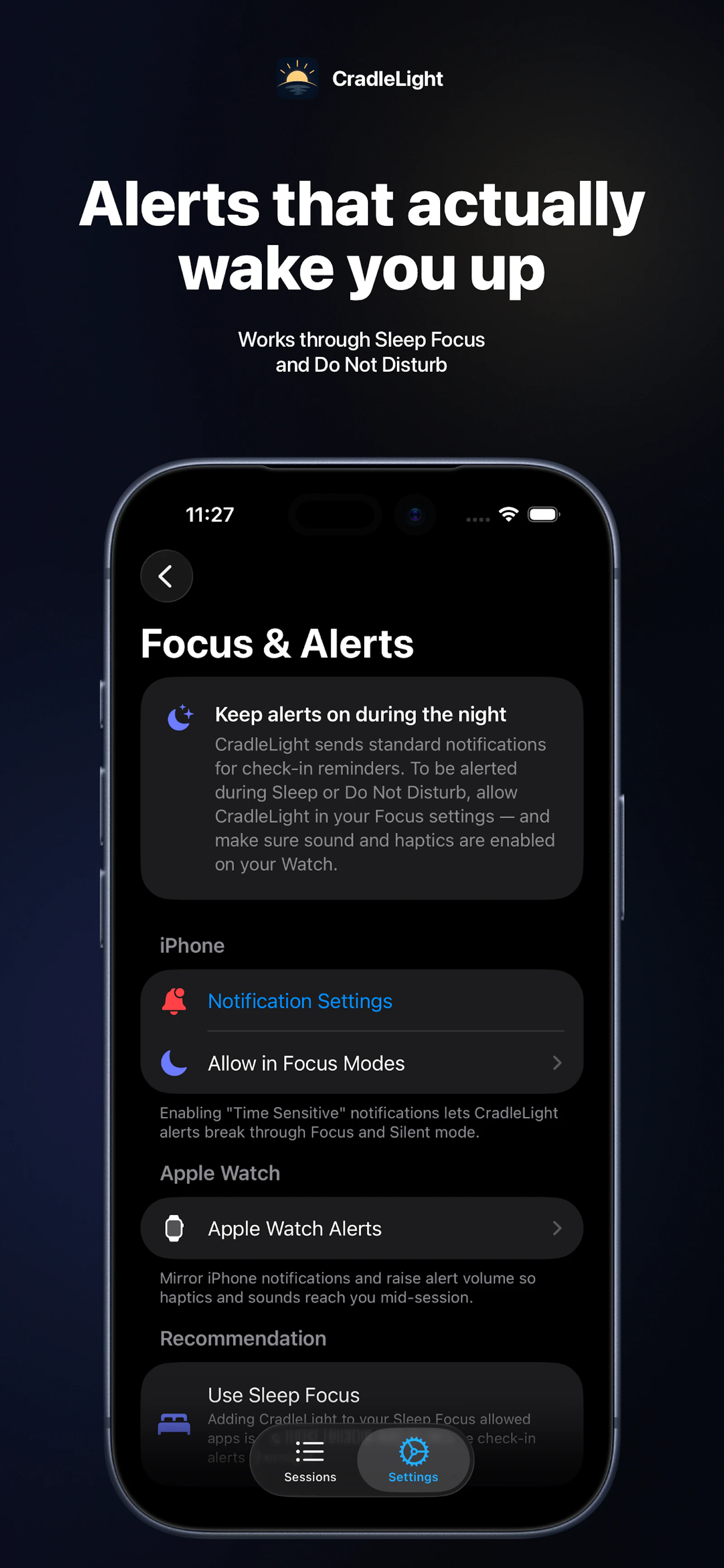 CradleLight screenshot 2