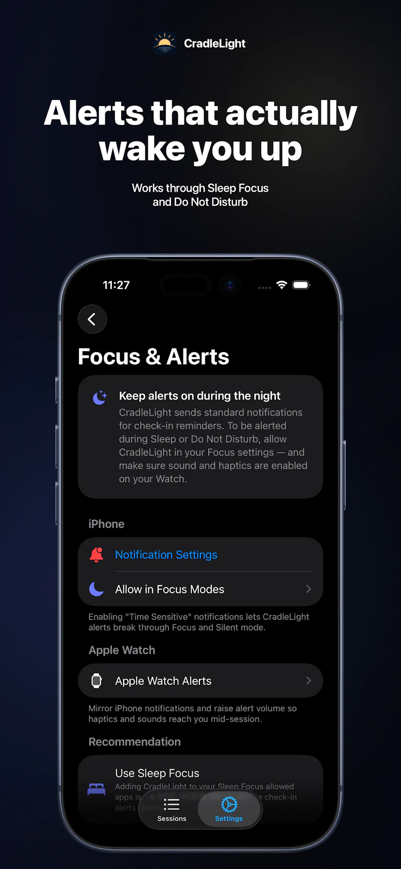 CradleLight screenshot 2