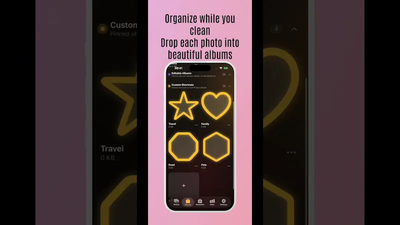 TidyPhotos screenshot 1 (video preview)