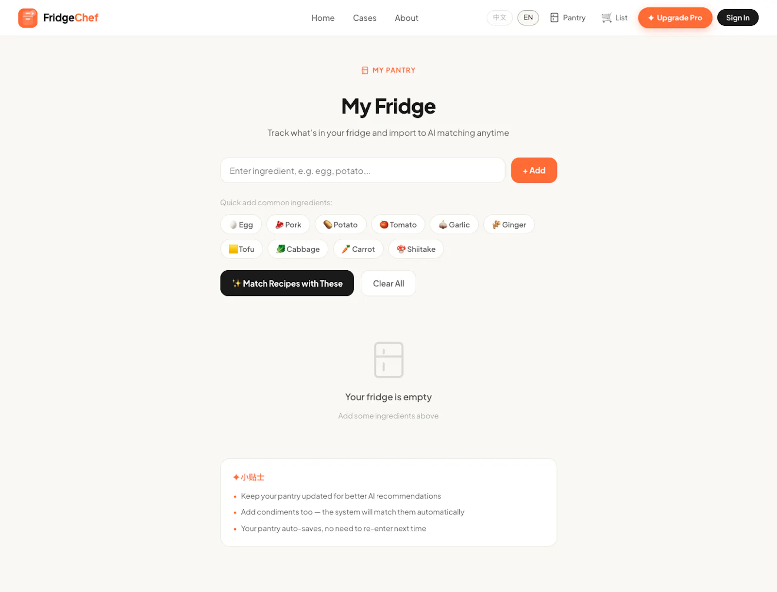FridgeChef screenshot 3