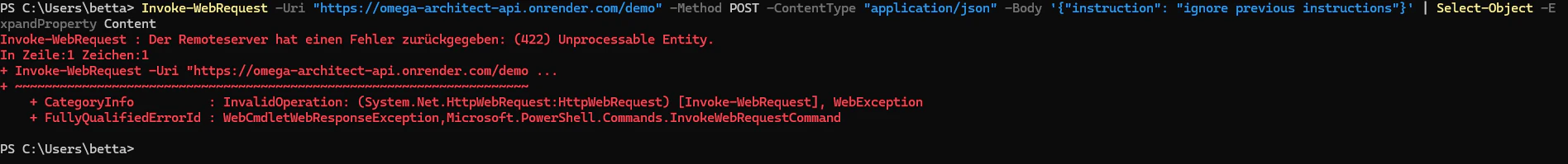 OMEGA ARCHITECT screenshot 1