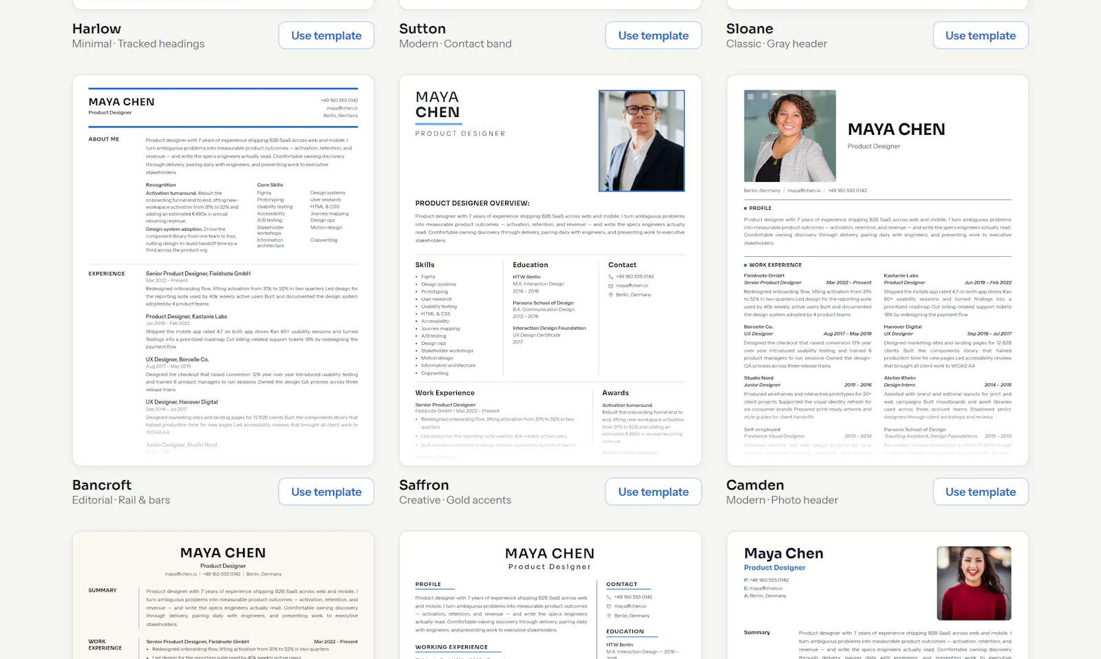 ResumeTemplatesPro screenshot 5