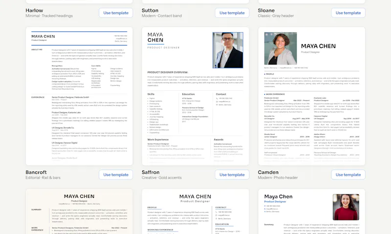 ResumeTemplatesPro screenshot 5