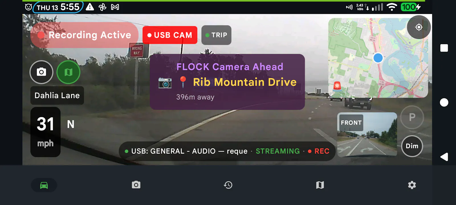 DriveSight dash cam app screenshot 9