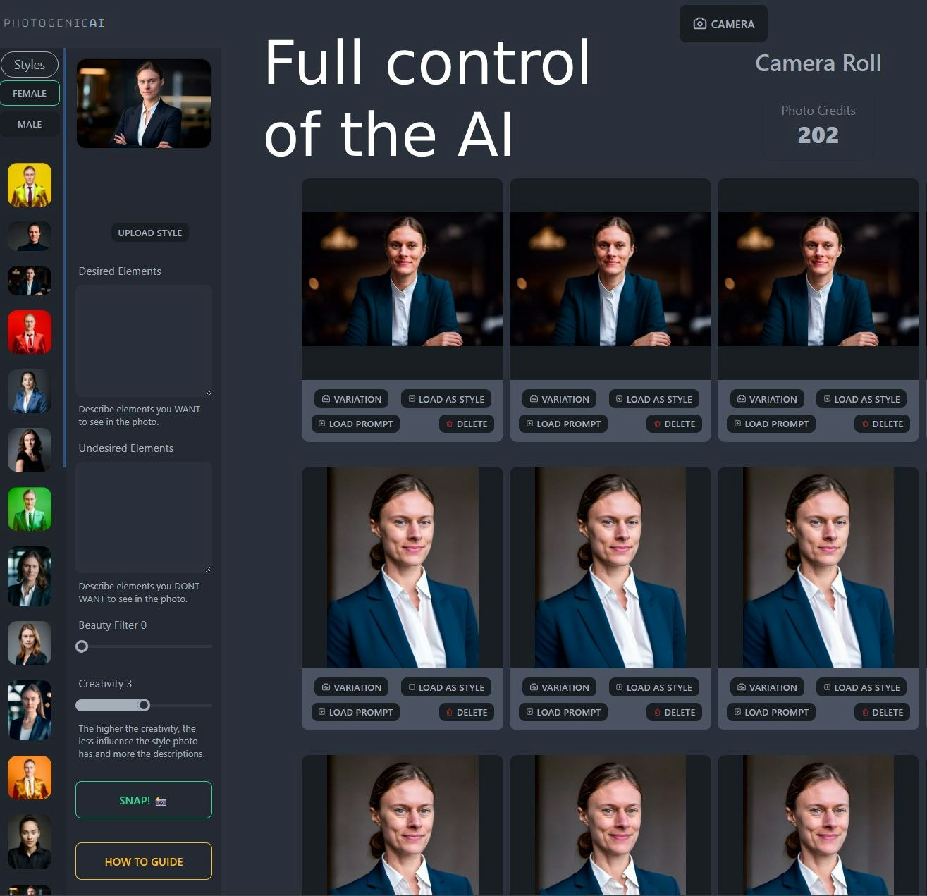 PhotogenicAI gallery image