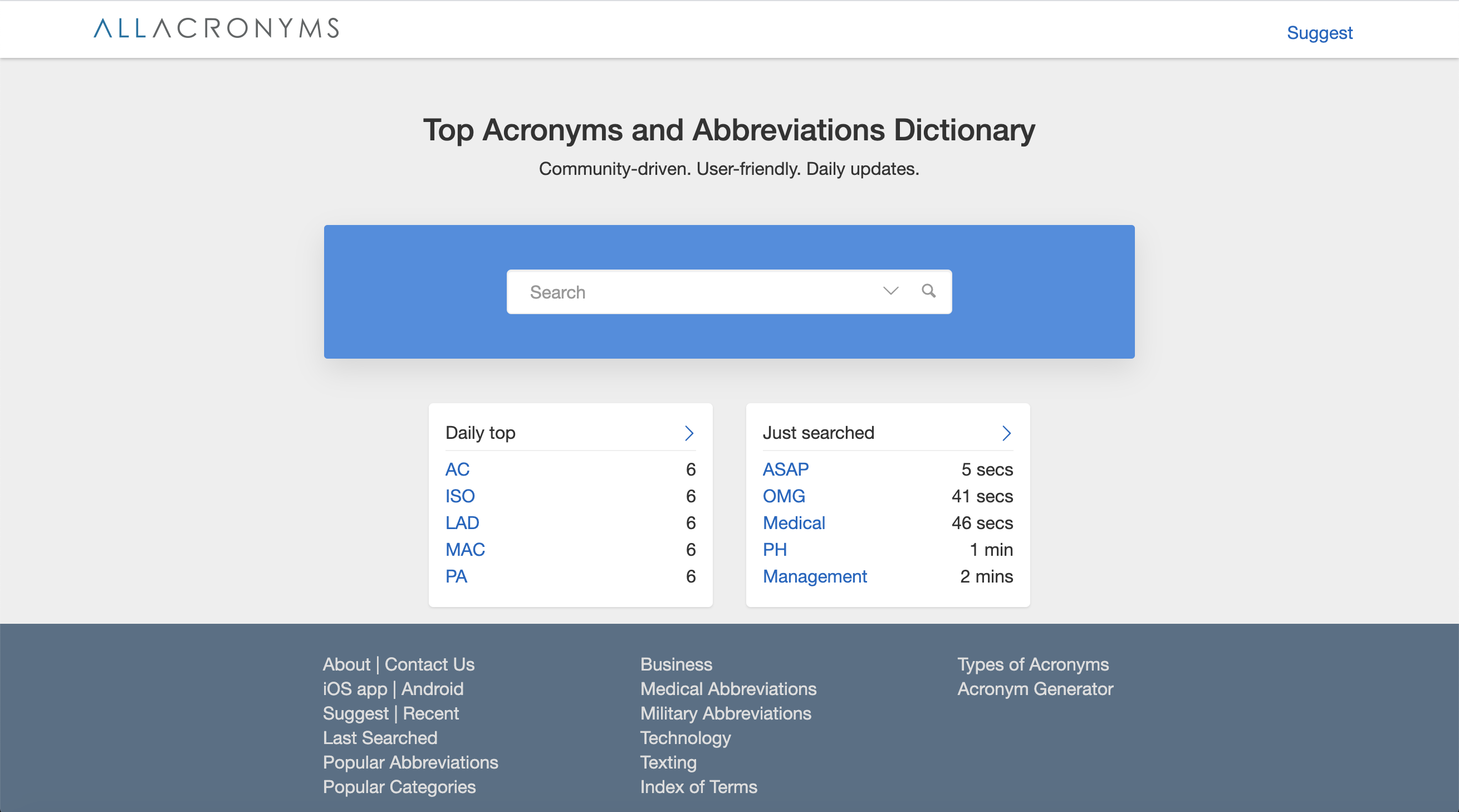 All Acronyms gallery image