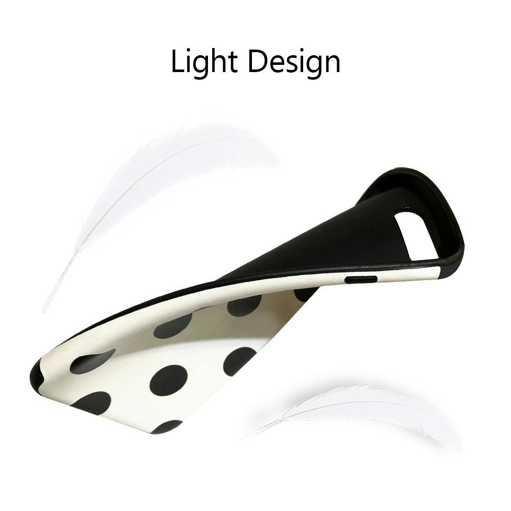 iPhone leather case with Polka Dots gallery image