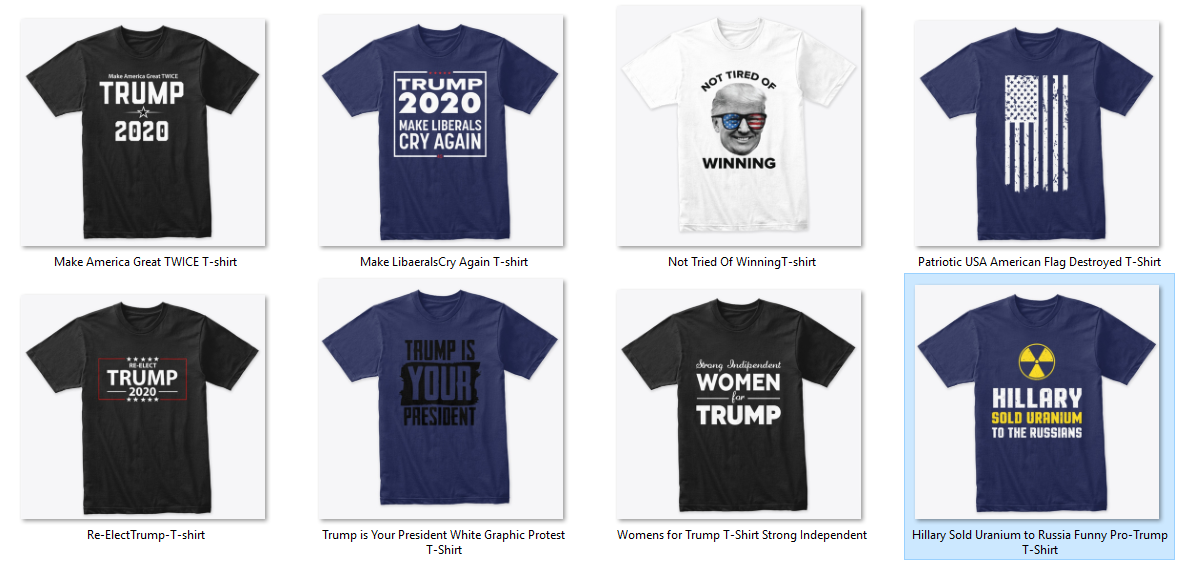 Trump 2020 T-shirts