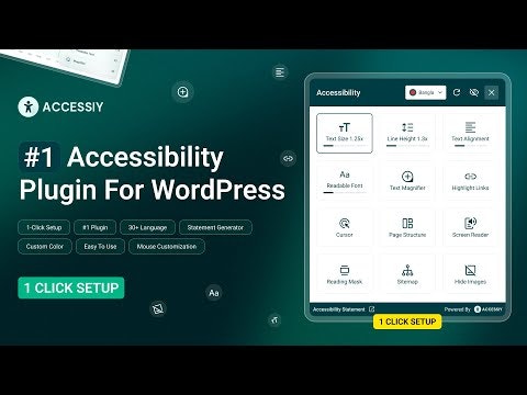 WordPress Accessibility By Accessiy gallery image