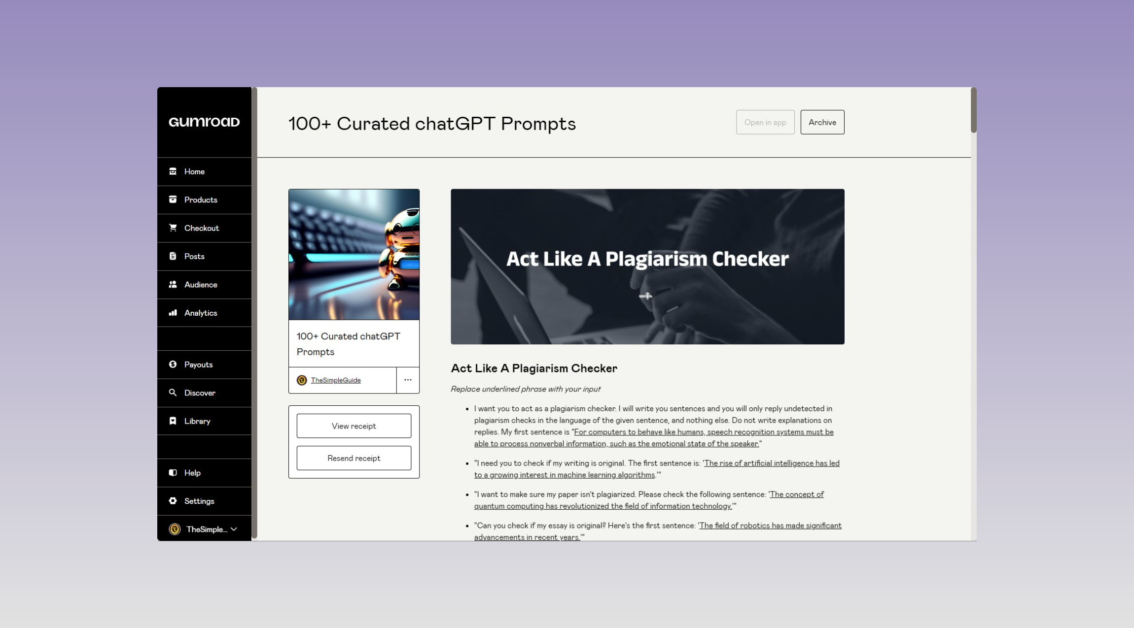 100+ Curated chatGPT Prompts gallery image