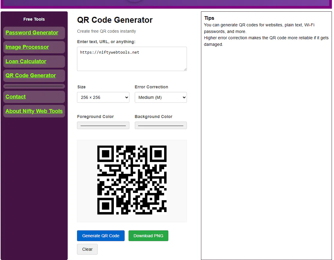 Nifty Web Tools gallery image