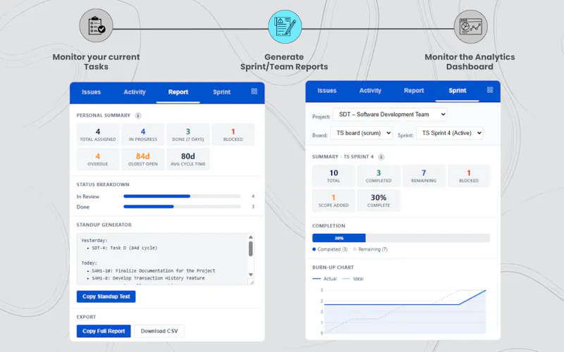 Jira Tracker screenshot 4