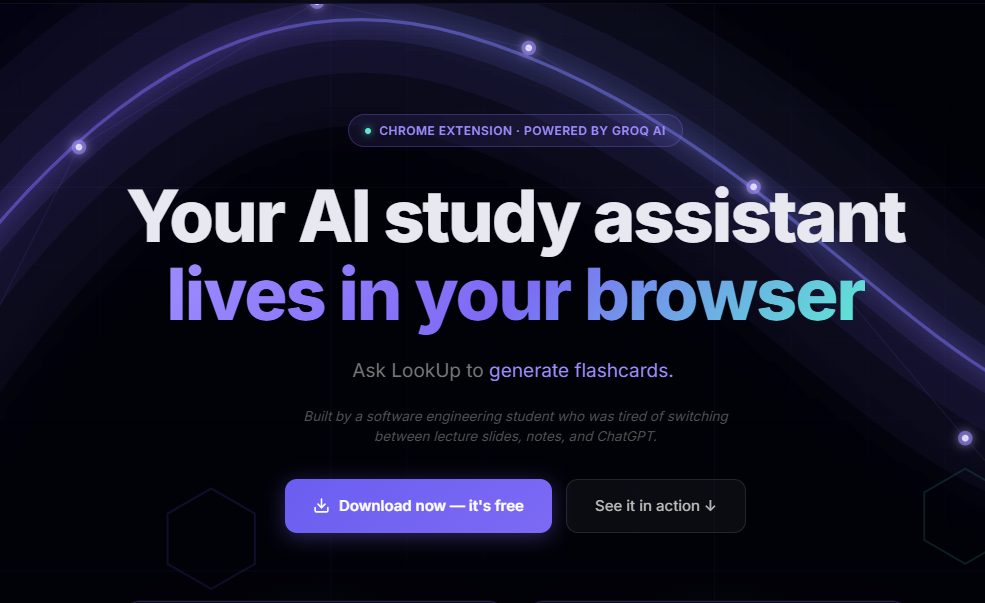 LookUp — Study Sensei