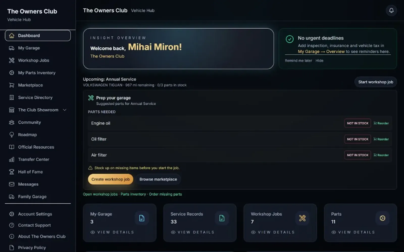 The Owners Club screenshot 2