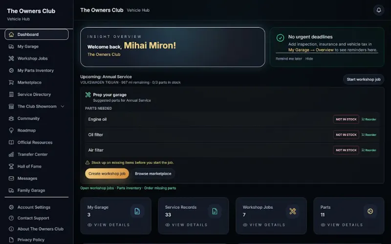 The Owners Club screenshot 2