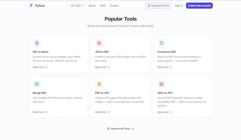 Fylova - All-In-One PDF and File toolkit screenshot 2