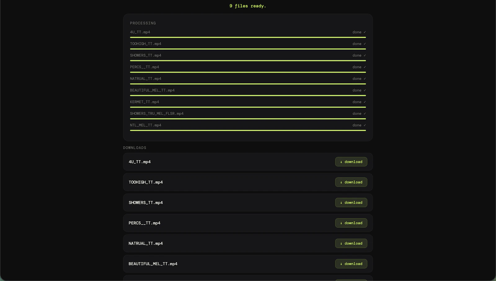 Bulk Audio + Clip Combiner screenshot 3