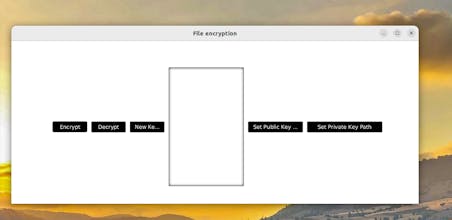 Multi OS file encryption with gui gallery image