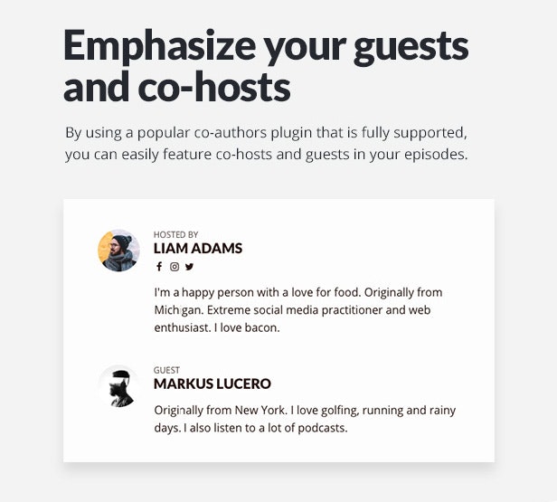 Megaphone- Audio Podcast WordPress Theme gallery image