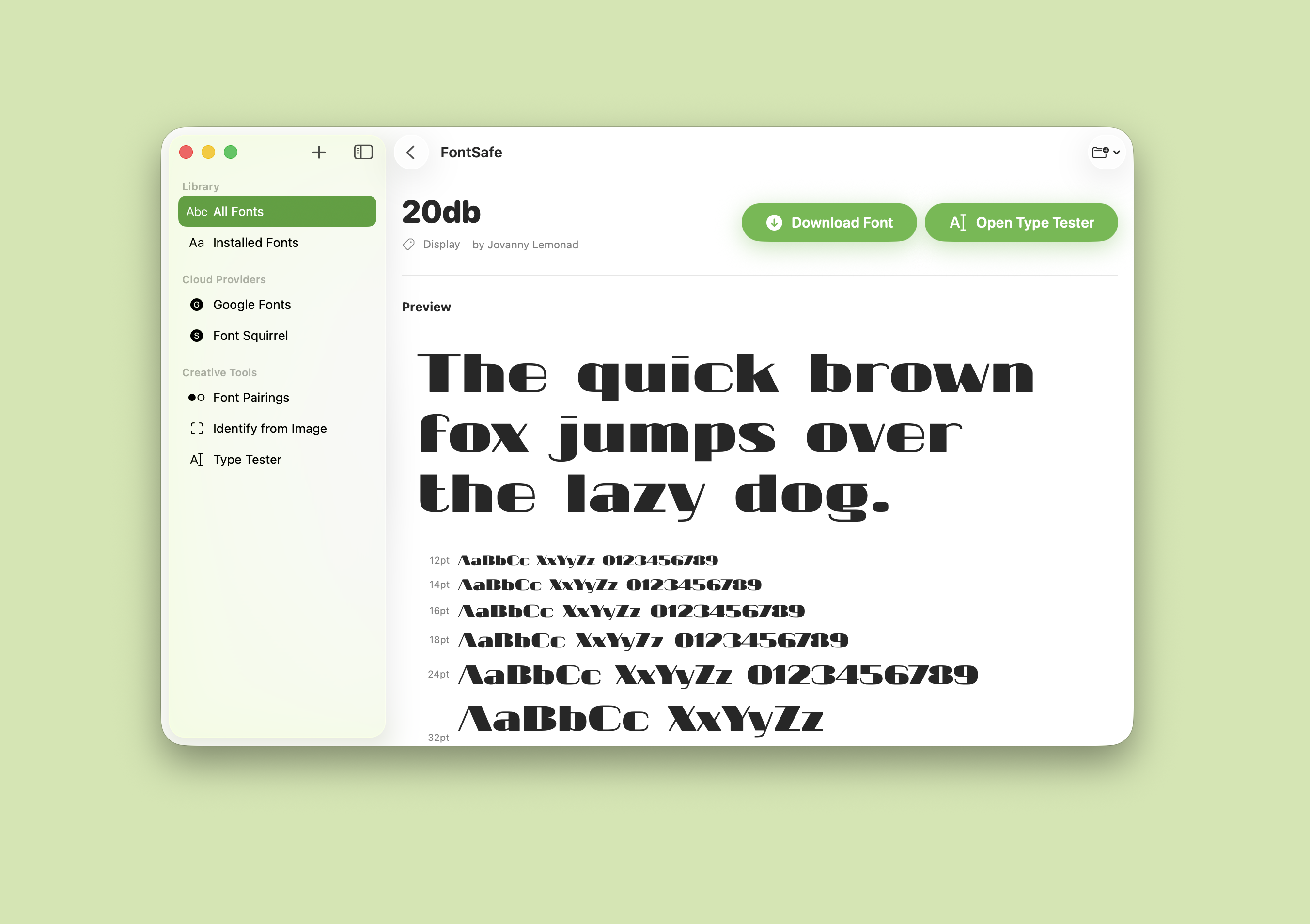 FontSafe gallery image