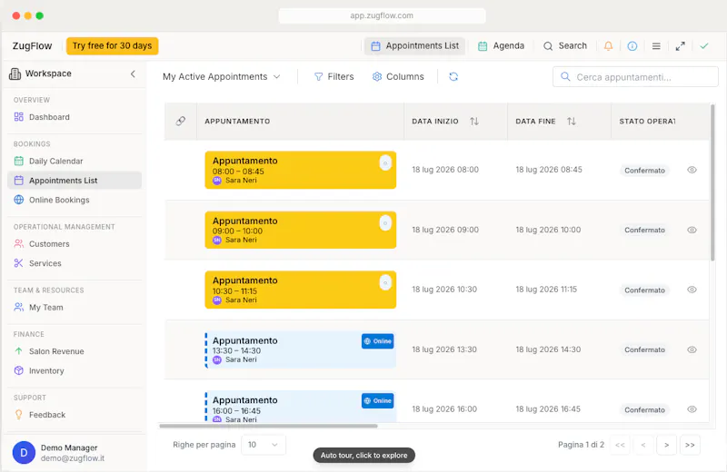ZugFlow screenshot 2