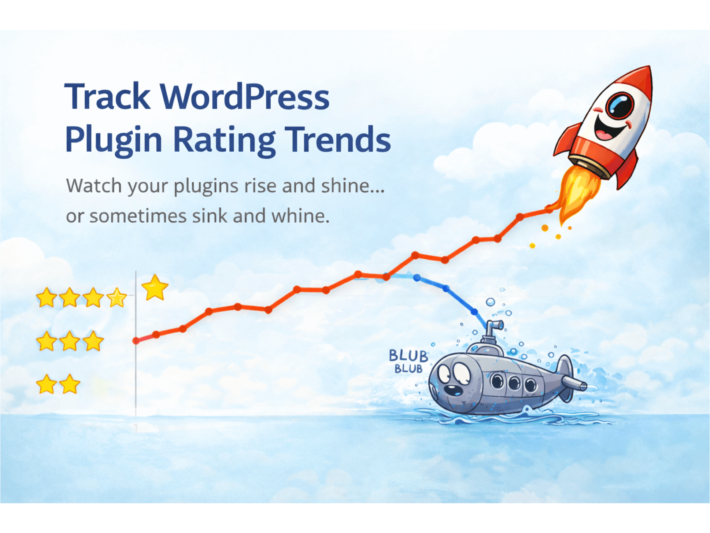 WordPress Plugin Rating Trends Extension - Main product screenshot demonstrating key features and user interface