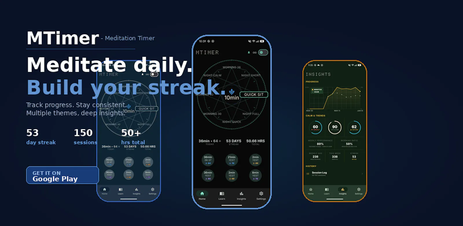 MTimer - Meditate & Measure the results screenshot 2