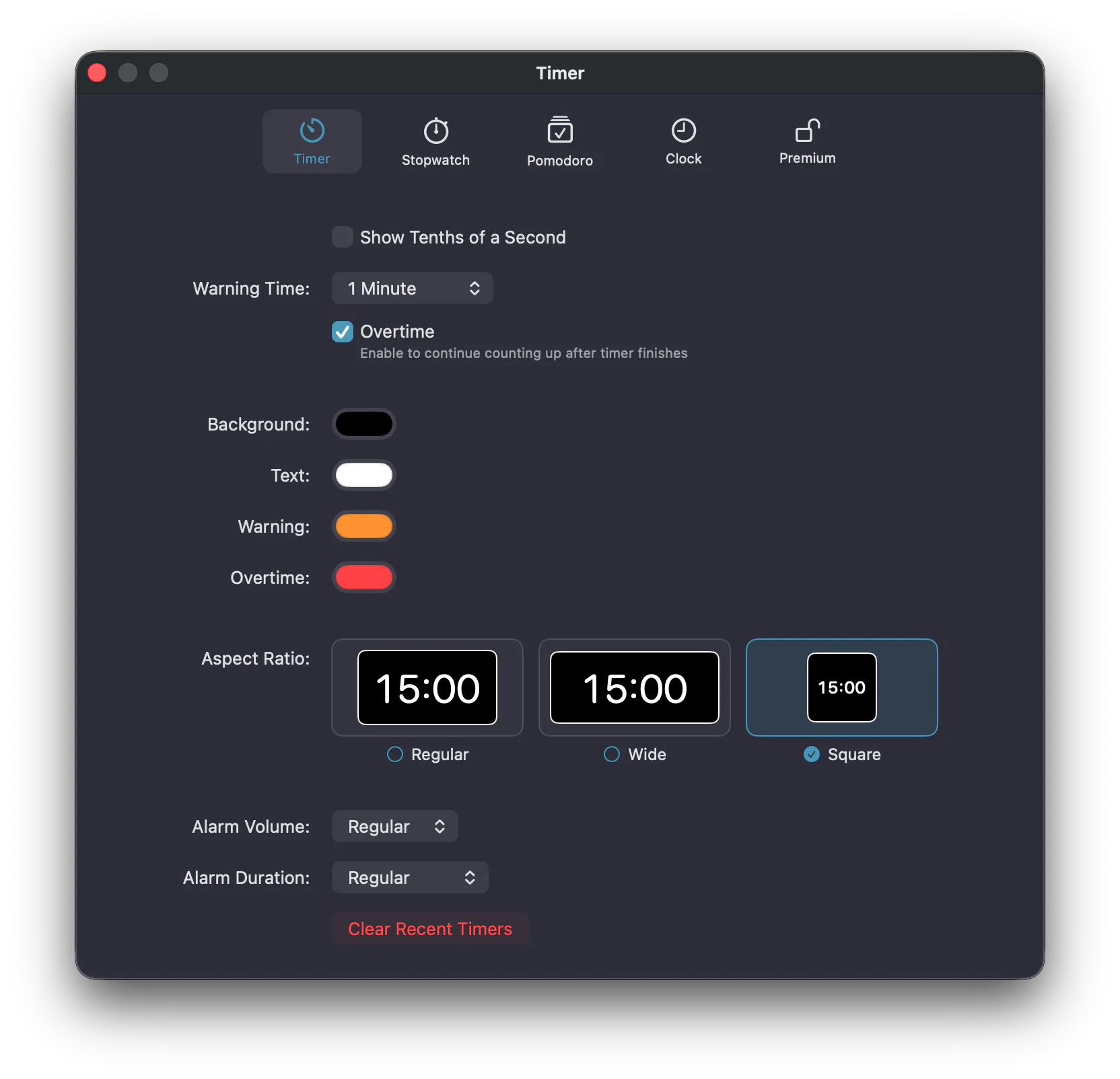 Pop Out Timer screenshot