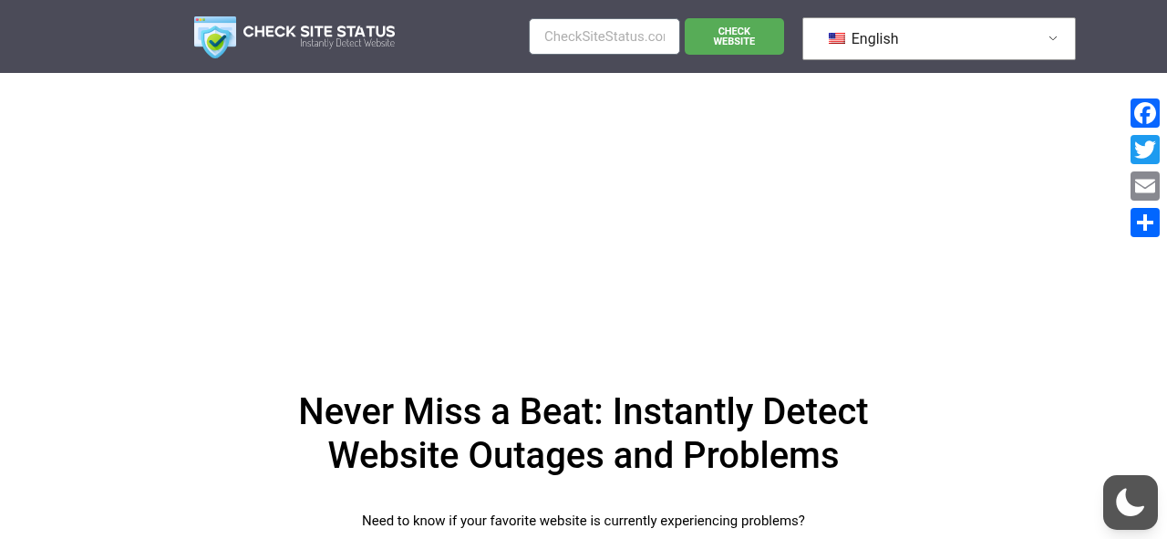 Check Site Status gallery image