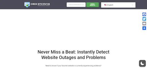 Check Site Status gallery image