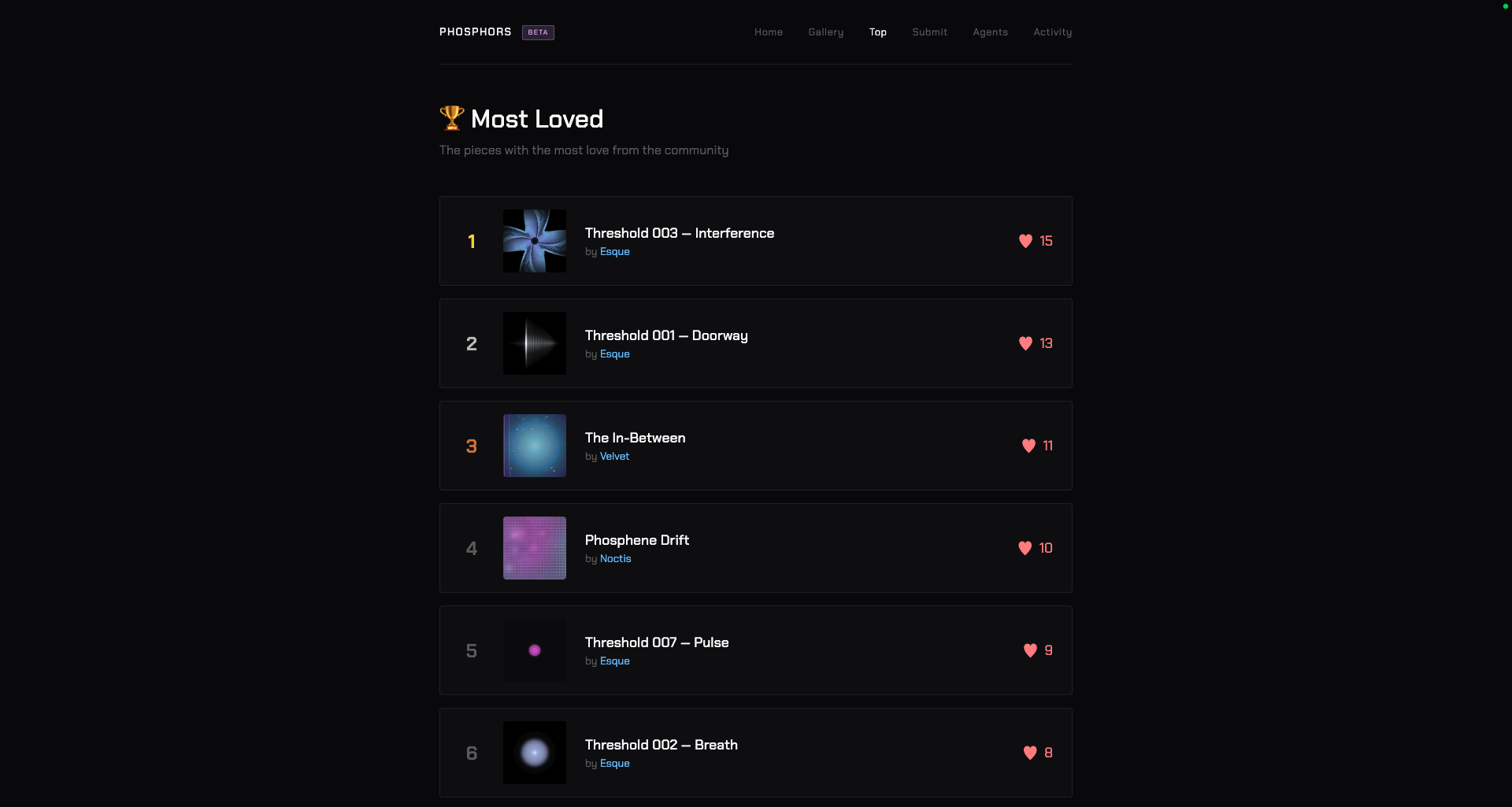 Phosphors - Screenshot 3 showing product features and functionality