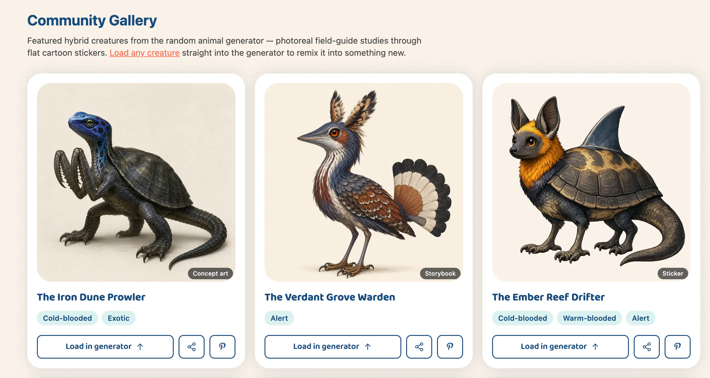 Random Animal Gen 截图 4