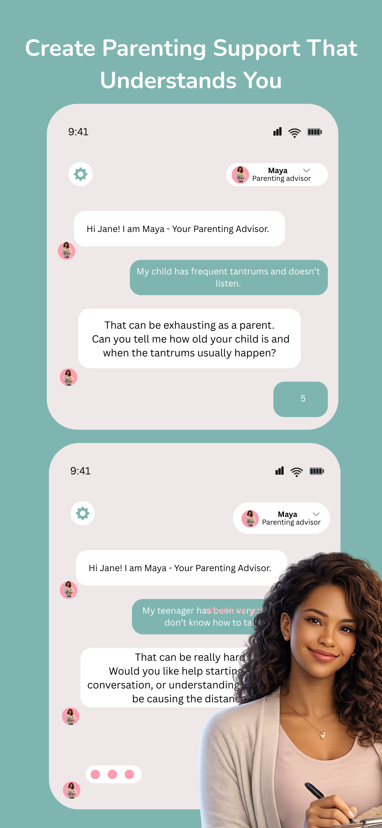 Saathi — Create Your Own AI Companion - Screenshot 3 showing product features and functionality