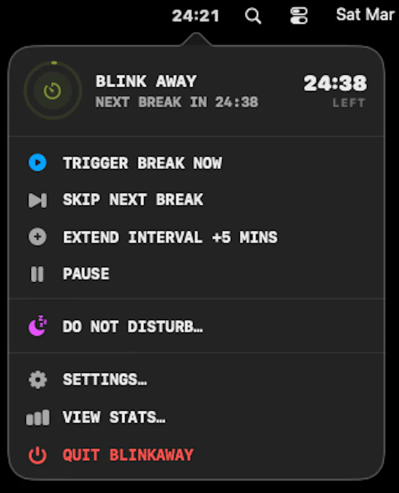 BlinkAway: Micro Breaks screenshot 8