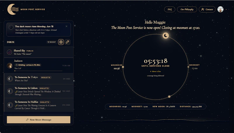 Moon Post Service screenshot 4