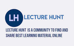 Lecture Hunt media 3