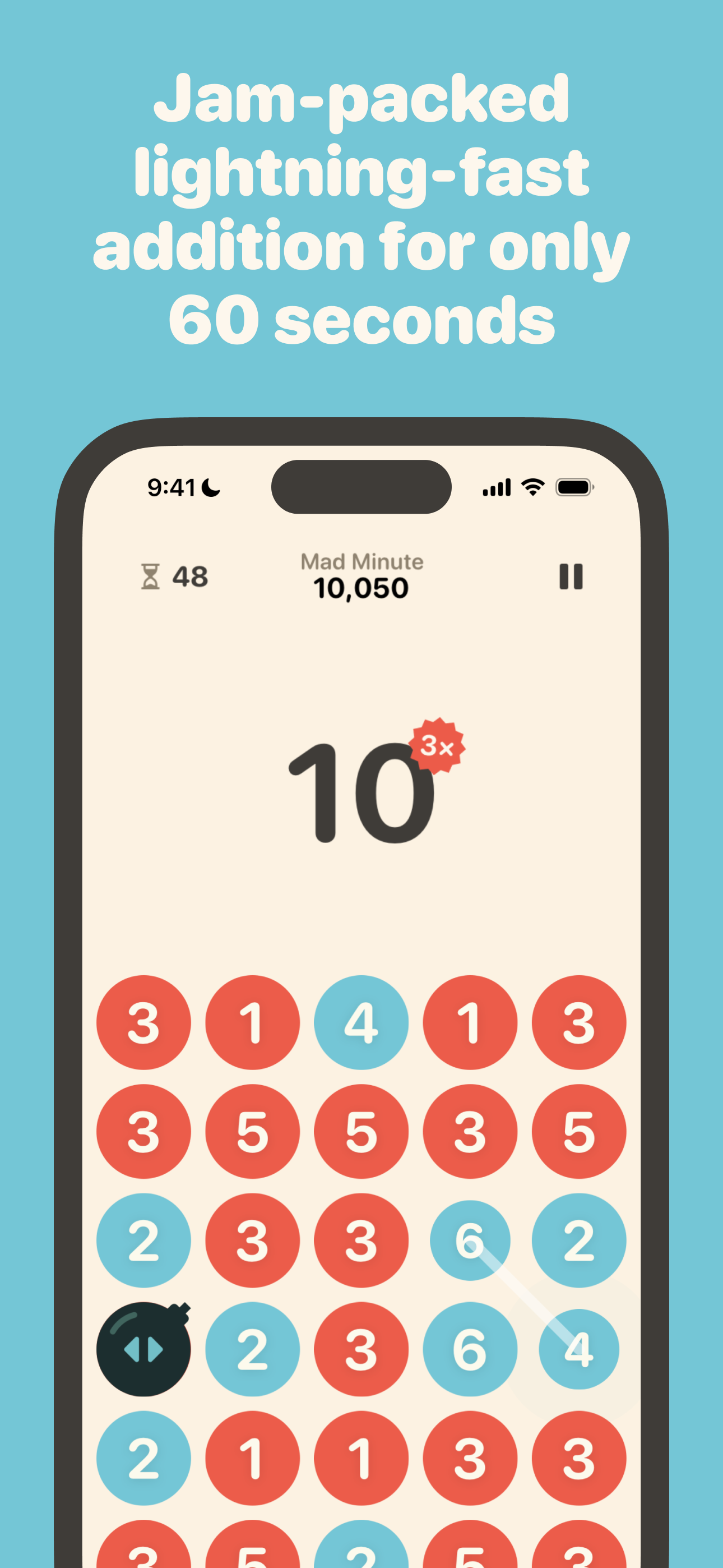 Media Destructomath - Permainan sepadan nombor kilat untuk iOS 1