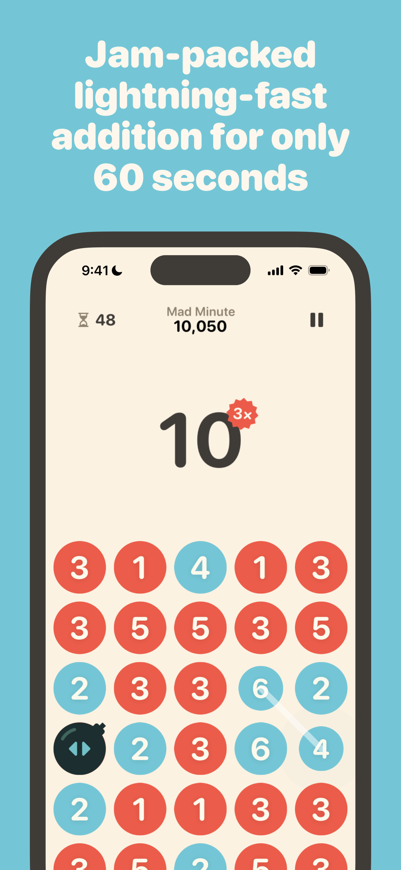 destructomath-3 - Lightning-fast number matching game for iOS