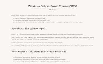 Next Cohort gallery image