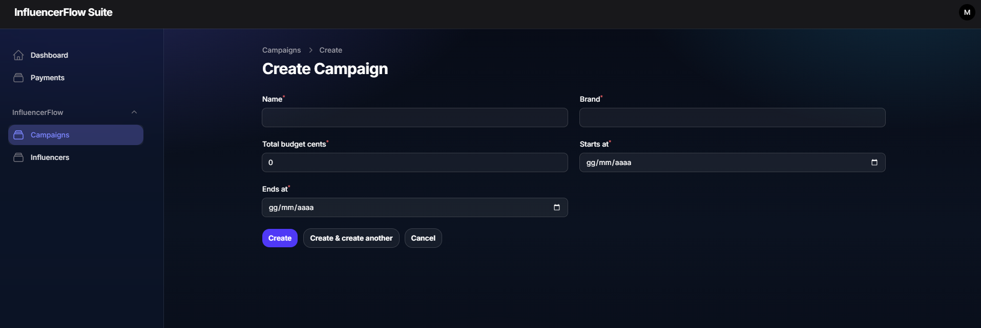 InfluencerFlow Suite gallery image