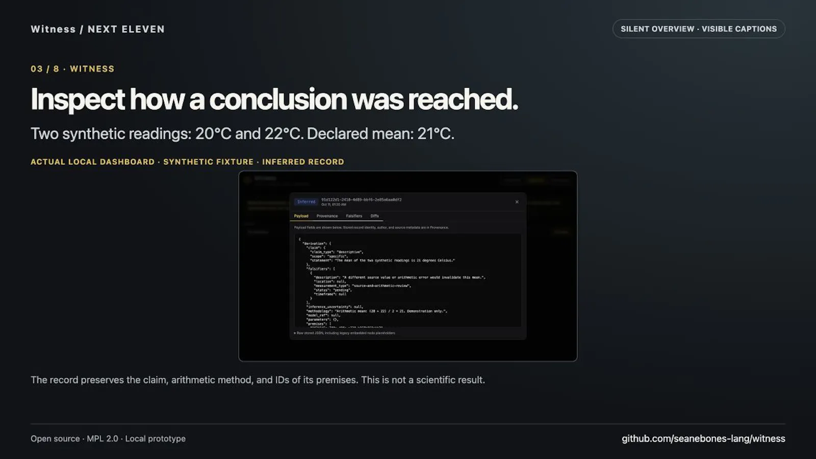 Witness screenshot 3