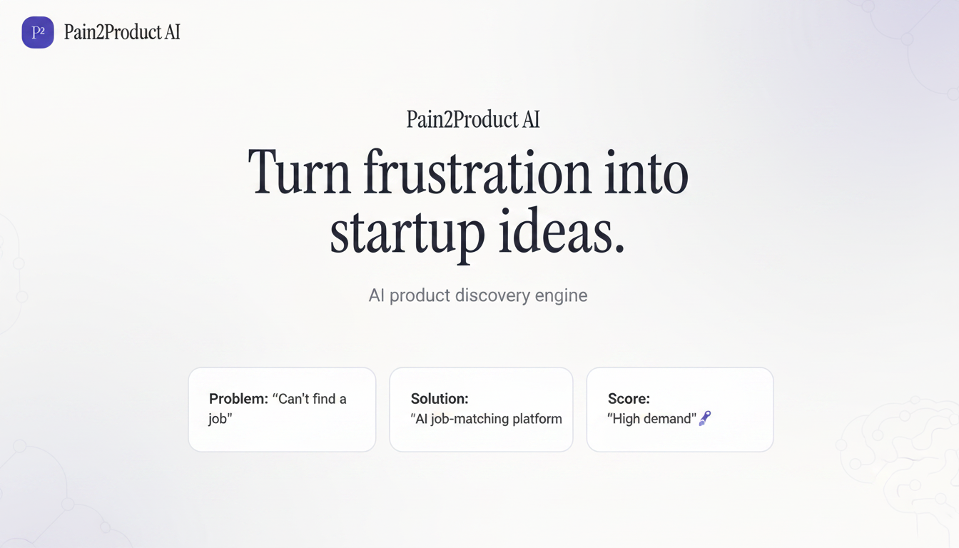 Pain2Product AI gallery image