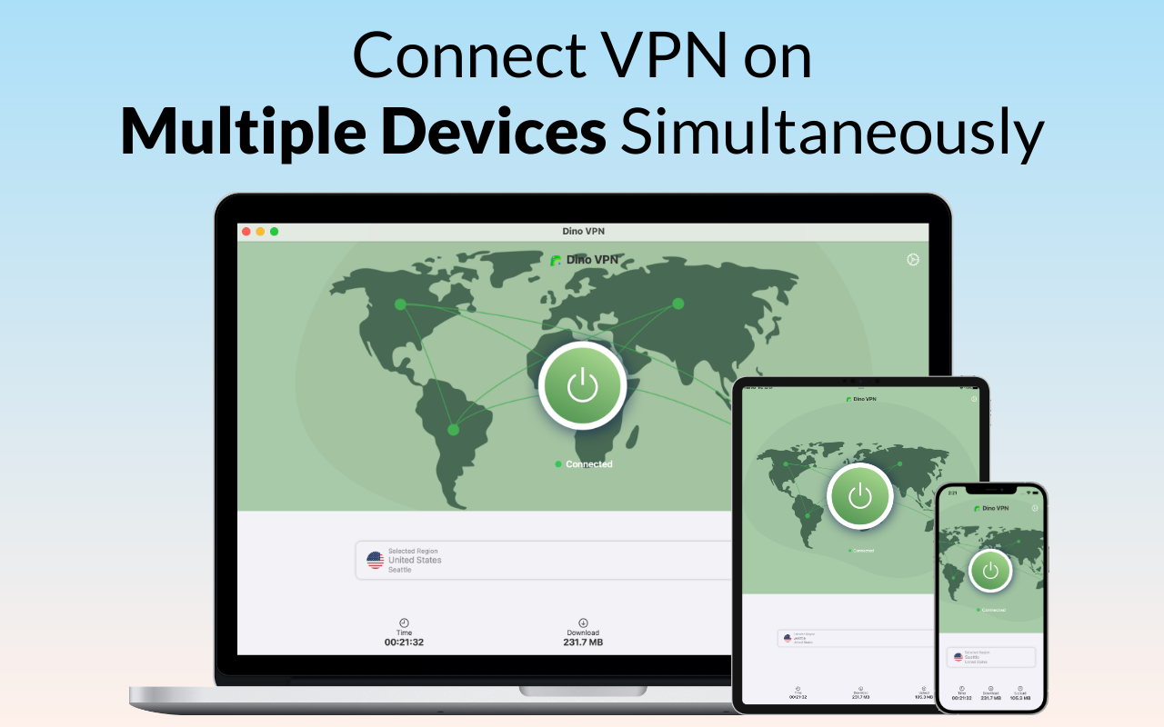 디노 VPN - iOS, iPados 및 MacOS 용 빠른 VPN 앱 미디어 3
