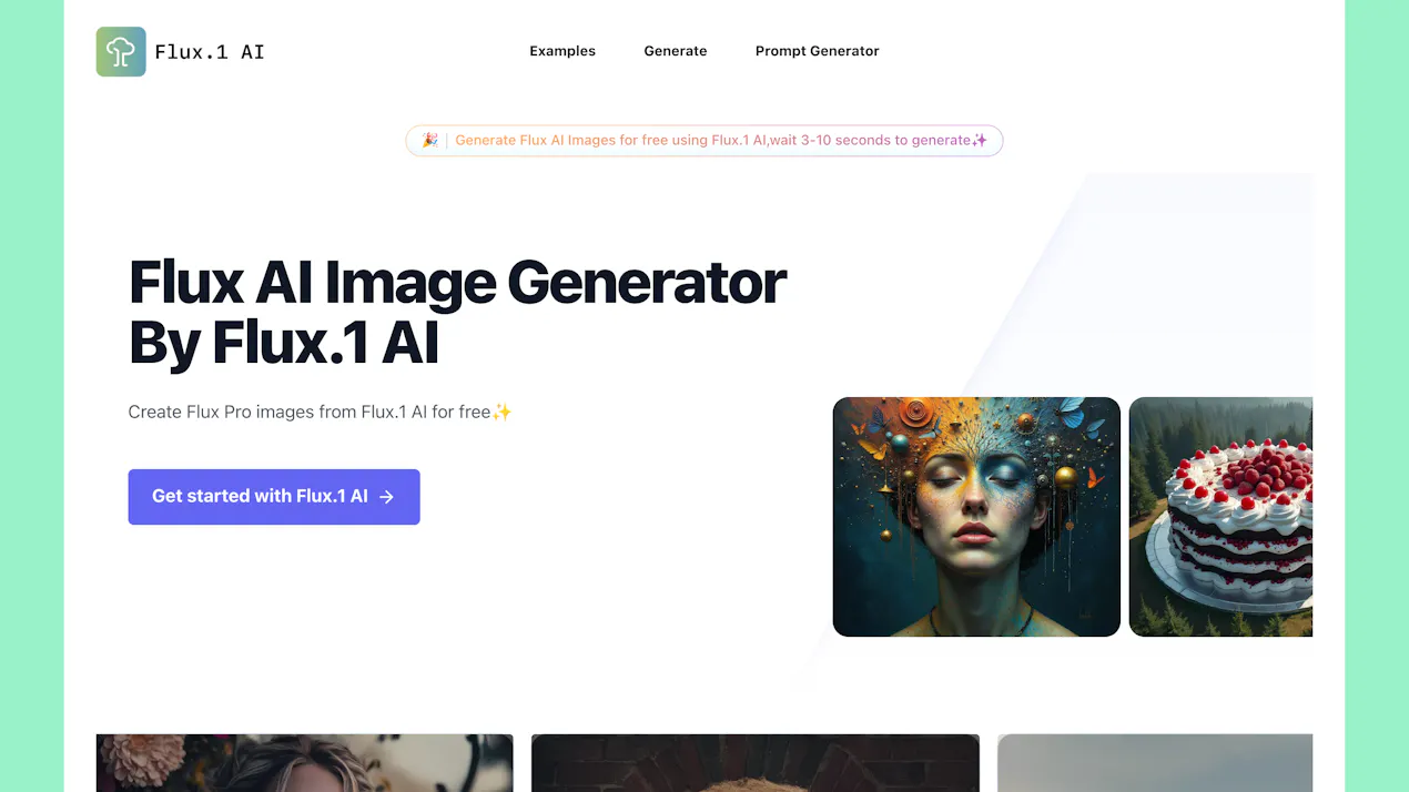 Flux AI Image Generator product