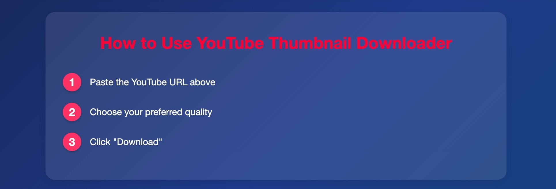 Média Vignette - Téléchargeur de vignettes YouTube - Comment télécharger des vignettes YouTube en 4K, HD et SD 4