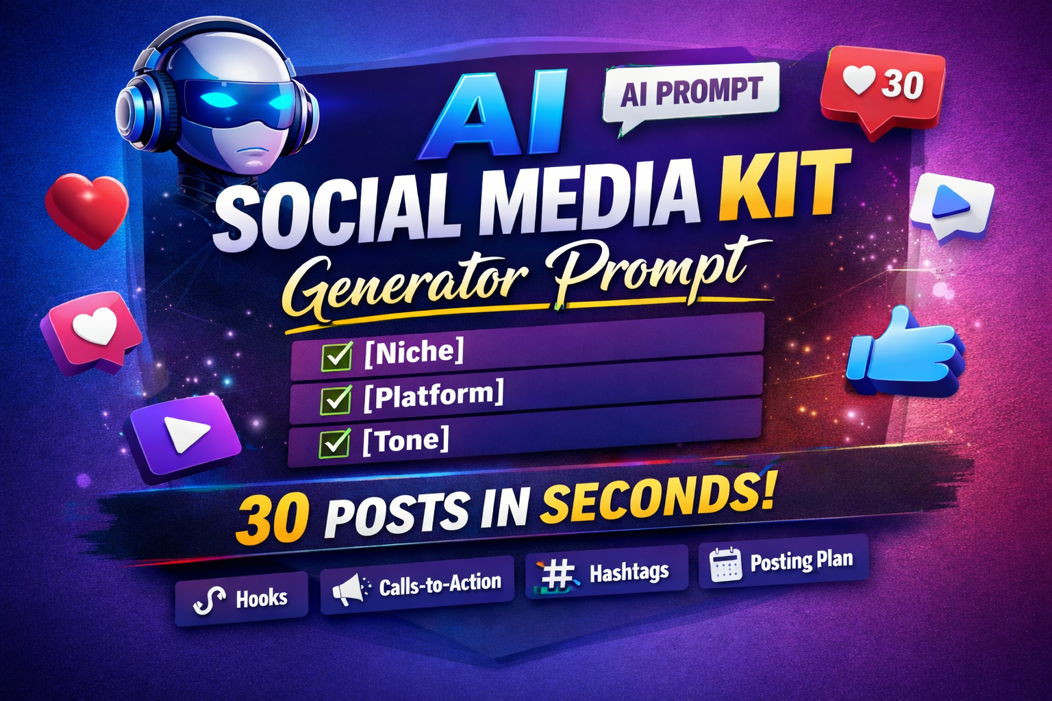Social Media Post Generator gallery image