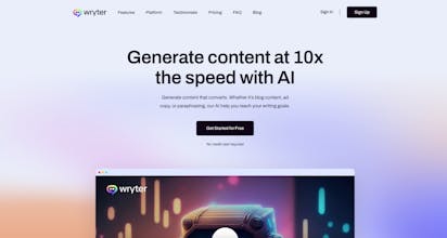 Wryter AI gallery image