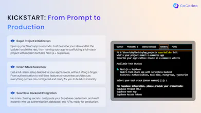 GoCodeo SaaS Builder gallery image