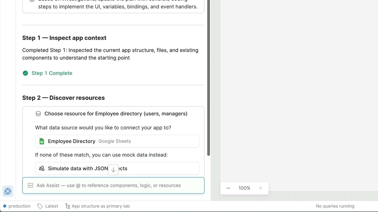 AI AppGen in Retool gallery image